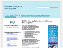 Tablet Screenshot of business-intelligence24.com